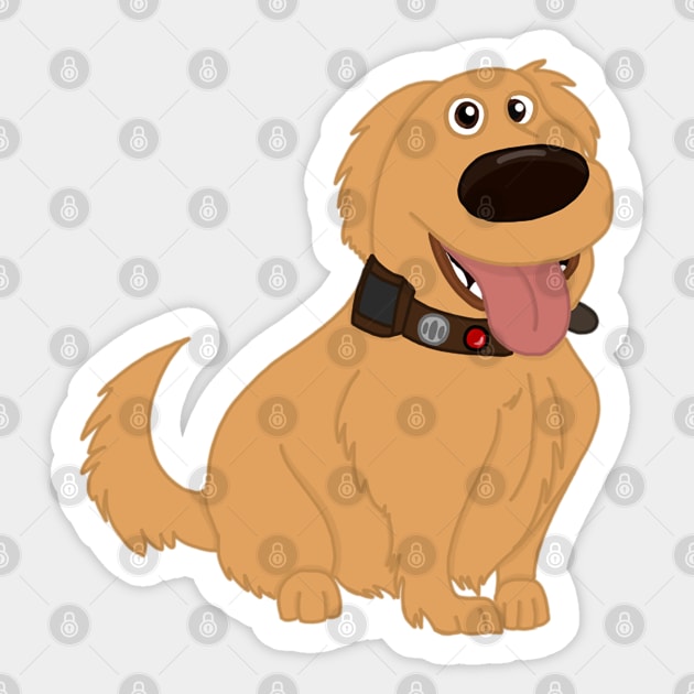 Dug the Dog NO TEXT Sticker by cenglishdesigns